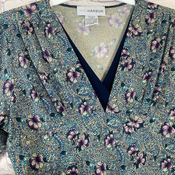 Sag Harbor Wrap Top size XL - Picture 5 of 8